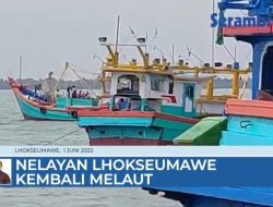 VIDEO Sepekan Terhenti Akibat Angin Kencang, Nelayan Lhokseumawe Mulai Melaut