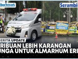 VIDEO Seribu Lebih Karangan Bunga Atas Wafatnya Eril Diterima Pihak Gedung Pakuan